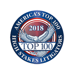 America's Top 100 High Stakes Litigators 2018