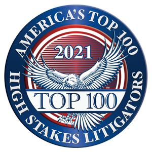 America's Top 100 High Stakes Litigators 2021